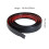 Living And Home (Black) Flexible Self-Adhesive PVC Inner Corner Wall Moulding Trim 7