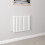 AICA (Single 600x767mm, White) Designer Oval Column Radiator Central Heating 1