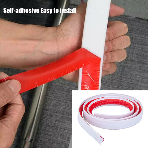 Living And Home (White) Flexible Self-Adhesive PVC Inner Corner Wall Moulding Trim 2