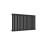 AICA (Single 600x1003mm, Black) Designer Oval Column Radiator Central Heating 5