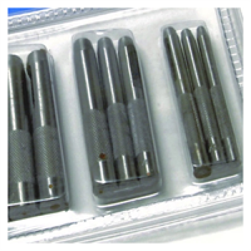 Hilka Hilka Tools Hollow Punch Set 12 Piece - Silver 2