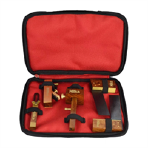 Hilka Hilka Tools Miniature Woodworking Tool Set In Bag 5 Piece - Gold 1