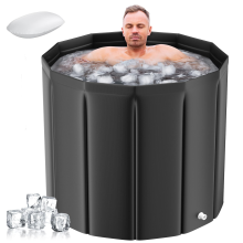 Portable Ice Bath Tub for Athletes, 319L Foldable Ice Bath