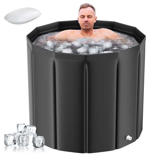 Portable Ice Bath Tub for Athletes, 319L Foldable Ice Bath