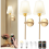 Battery Operated Wall Light Set of 2, Rechargeable Wall Lights 1