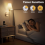 Battery Operated Wall Light Set of 2, Rechargeable Wall Lights 6