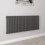 AICA (Single 600x1416mm, Anthracite) Designer Oval Column Radiator Central Heating 1