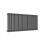 AICA (Single 600x1416mm, Anthracite) Designer Oval Column Radiator Central Heating 5