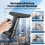 Window Vacuum Cleaner Cordless, Rechargeable Window Cleaner 3
