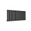 AICA (Single 600x1416mm, Black) Designer Oval Column Radiator Central Heating 5