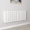 AICA (Double 600x1416mm, White) Designer Oval Column Radiator Central Heating 1