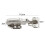 Living And Home 4 Pcs 110 Degree Soft Close Half Overlay Cabinet Door Hinges 6