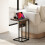 Homcom HOMCOM C Shaped Side Table with Charging Station and Foldable Top 6