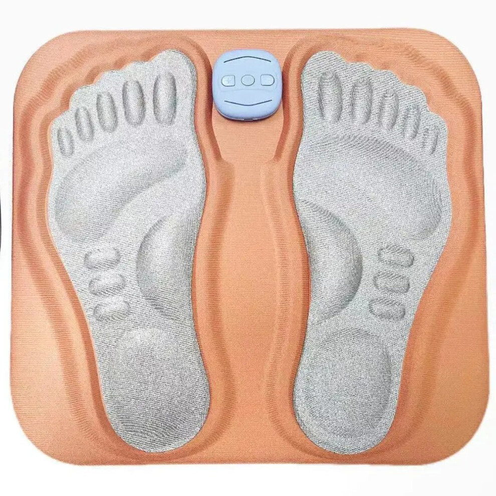 Greenzech (Beige) Ems Electric Foot Massager - 8 Modes, 19 Intensities, Pain Relief, Muscle Relaxation, Large Size, Easy To Clean