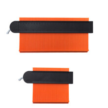 (5 Inch) 5''/10'' Contour Gauge with Metal Lock - Durable Profile Duplicator for Tiling, Carpets, and Plumbing