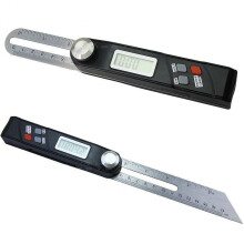 Stainless Steel Digital Protractor 360 Angle Finder with LCD Display, Battery Operated, Durable T Bevel Ruler
