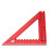 (6 Inch) High Precision Aluminum Triangle Ruler 140mm/180mm, Double-Sided Scale, Needle Slider for Woodworking Projects 3