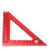 (6 Inch) High Precision Aluminum Triangle Ruler 140mm/180mm, Double-Sided Scale, Needle Slider for Woodworking Projects 1