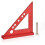 Compact 4" Aluminum Square Tool for Precise Angles, Measurements & Marking - Rust-Proof, Portable, Red 1