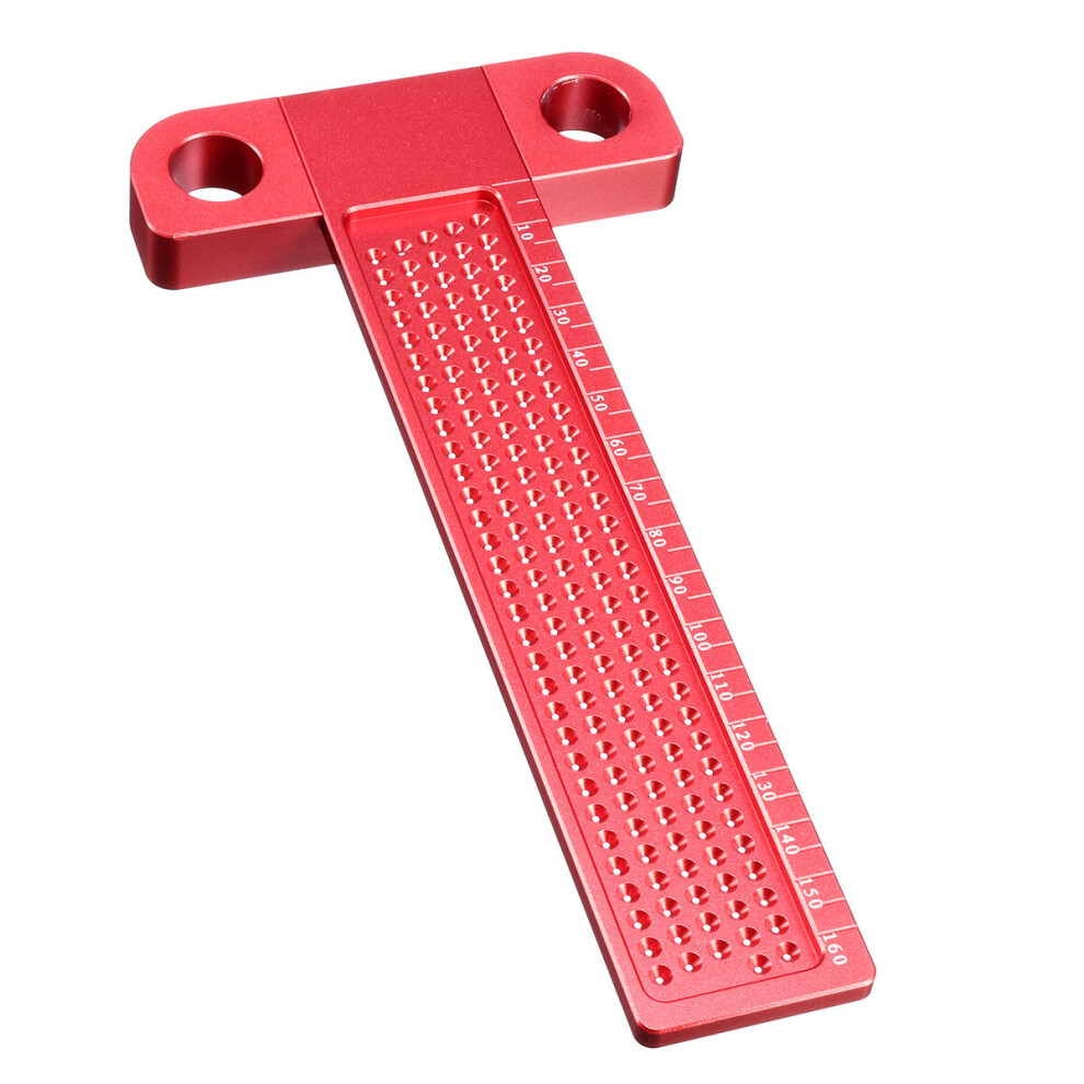 Aluminum Alloy T-160 Ruler, 98X200mm, Multi-Purpose Measuring Tool For 0.5-1Mm Refills, Durable & Accurate 8727971917572