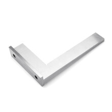 150x100mm Stainless Steel 90 Angle Ruler - High Precision Tool for Verticality Check & Layout Work, 1pc