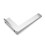 150x100mm Stainless Steel 90 Angle Ruler - High Precision Tool for Verticality Check & Layout Work, 1pc 2