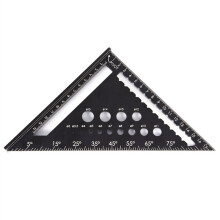 High Precision Aluminum Alloy Triangle Ruler, 1-100 Range, 0.1mm Accuracy, Durable for Woodworking Projects
