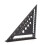 High Precision Aluminum Alloy Triangle Ruler, 1-100 Range, 0.1mm Accuracy, Durable for Woodworking Projects 3