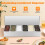 6 Compartment Stainless Steel Condiment Dispenser Seasoning Box 6