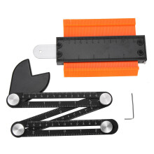 (6" 3 foldings) Durable Aluminum Folding Ruler - Laser Marked, Rustproof, 6" or 10" Options for Home DIY, Sold Individually