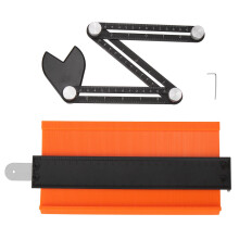 (10'' 3 foldings) Durable Aluminum Folding Ruler - Laser Marked, Rustproof, 6" or 10" Options for Home DIY, Sold Individually