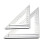 (180mm) Greener 90 Degree Square Ruler Triangle Ruler Stainless Steel Multi-Function Triangle Board Woodworking Protractor Measuring Instrument 2