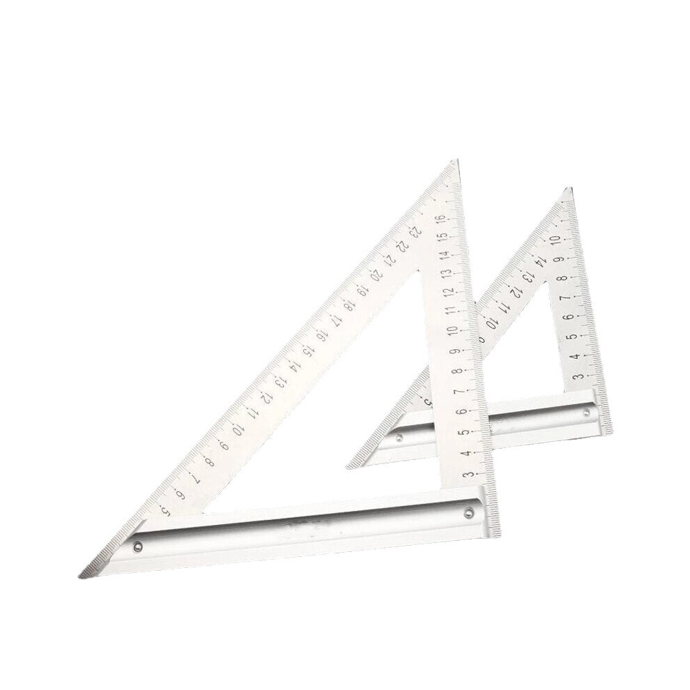 (180Mm) Greener 90 Degree Square Ruler Triangle Ruler Stainless Steel Multi-Function Triangle Board Woodworking Protractor Measuring Instrument 9078193521634
