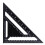 43X30X30cm Imperial Aluminum Alloy Triangle Ruler Black Triangular Ruler 5