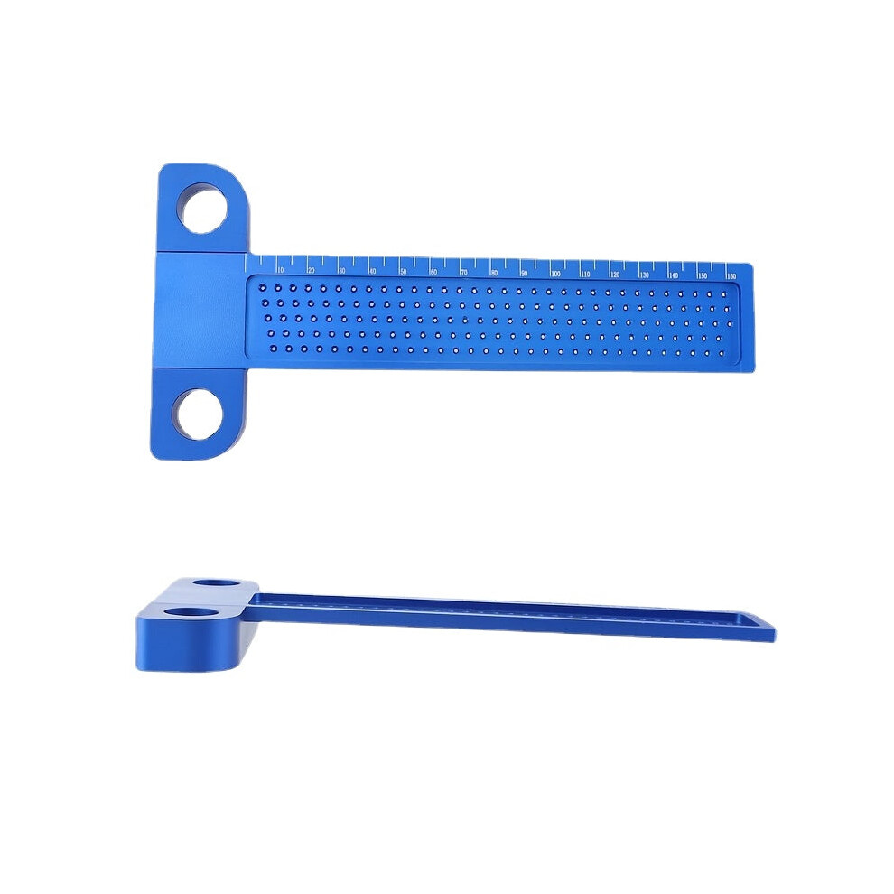 Crossed T Ruler 7Inch Woodworking Scribe Precision Measuring Tools 8727971611883