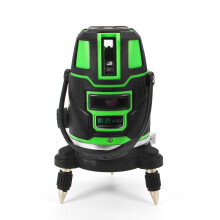 (3 Line) Green Laser Level 2Line 3Line 5Line Cross Lines Self-Leveling 360 Rotary Measure Tool