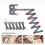 (6-Fold) Universal Aluminum Alloy Multi Angle Measuring Ruler 4