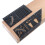 (Grey) 45/90 Foldable Woodworking Scriber Ruler Gauge 3D Mitre Angle Measuring Tool 2
