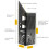 (Grey) 45/90 Foldable Woodworking Scriber Ruler Gauge 3D Mitre Angle Measuring Tool 8