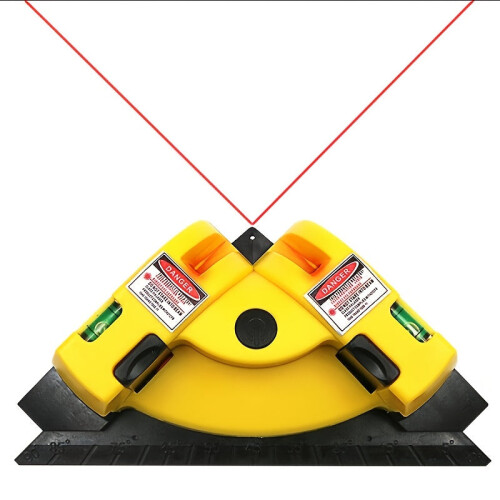 Square Laser Level 90 Degree Vertical Horizontal Line Yellow 1