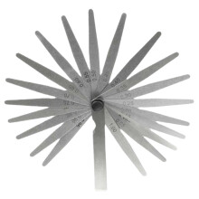 (20 Blades) Feeler Gauge Metric Blade Thickness Ruler High Precision Gap Measuring Tool