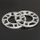 2pcs Universal 10MM Alloy Aluminum Wheel Spacers Shims Plate 4 / 5 Stud Fit 1