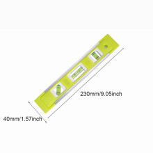 (Yellow 23 x 4cm) 600mm Electronic Aluminum Frame Magnetic Spirit Level For Construction