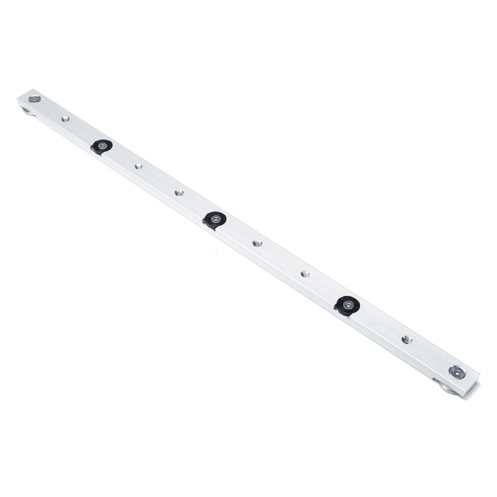 (880Mm) Aluminium Alloy Miter Bar For Table Saw - 300/450/850/880Mm, Silver, Durable With Threaded Mounting Holes 8727971916674