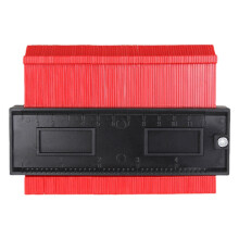 (Red 120mm) Shape-changing Machine Woodworking Gypsum Line Model Outline Measuring Ruler