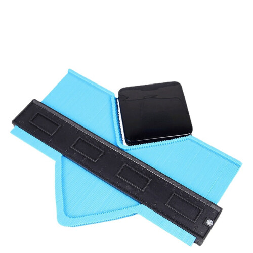 (Red 120mm) Shape-changing Machine Woodworking Gypsum Line Model Outline Measuring Ruler 1
