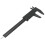 (Black) 150mm Measure Plastic Vernier Caliper Ruler for Permanent Makeup Tattoo Eyebrow Tool 6