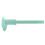 (Black) 150mm Measure Plastic Vernier Caliper Ruler for Permanent Makeup Tattoo Eyebrow Tool 3