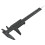 (Black) 150mm Measure Plastic Vernier Caliper Ruler for Permanent Makeup Tattoo Eyebrow Tool 5