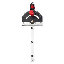 Aluminum & Plastic Table Saw Miter Gauge, Adjustable -60 to +60, Fits 30mm/45mm T-track, Includes 1 Gauge